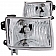 ANZO USA Headlight Assembly Rectangular Standard Beam Set Of 2 - 111049