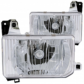 ANZO USA Headlight Assembly&nbsp;Rectangular&nbsp;Standard Beam&nbsp;Set Of 2 - 111050