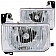 ANZO USA Headlight Assembly Rectangular Standard Beam Set Of 2 - 111050
