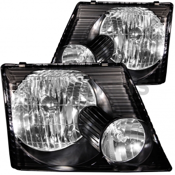 ANZO USA Headlight Assembly Trapezoid Standard Beam Set Of 2 - 111058