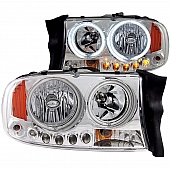 ANZO USA Headlight Assembly&nbsp;Trapezoid&nbsp;Standard Beam&nbsp;Set Of 2 - 111059