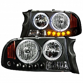 ANZO USA Headlight Assembly&nbsp;Trapezoid&nbsp;Standard Beam&nbsp;Set Of 2 - 111085