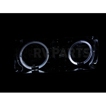 ANZO USA Headlight Assembly Rectangular Standard Beam Set Of 2 - 111092-3