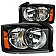 ANZO USA Headlight Assembly Rectangular Standard Beam Set Of 2 - 111105