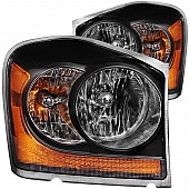 ANZO USA Headlight Assembly&nbsp;Trapezoid&nbsp;Standard Beam&nbsp;Set Of 2 - 111110