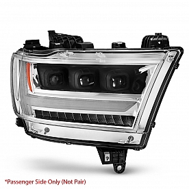 ANZO USA Headlight Assembly&nbsp;Rectangular&nbsp;Projector Beam&nbsp;Single - 111495-R