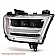 ANZO USA Headlight Assembly Rectangular Projector Beam Single - 111495-R