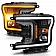 ANZO USA Headlight Assembly Rectangular Projector Beam Set Of 2 - 111509