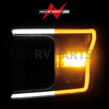 ANZO USA Headlight Assembly Rectangular Projector Beam Set Of 2 - 111509-6