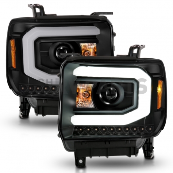 ANZO USA Headlight Assembly Rectangular Projector Beam Set Of 2 - 111513-2