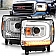ANZO USA Headlight Assembly Rectangular Projector Beam Set Of 2 - 111514