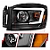 ANZO USA Headlight Assembly Rectangular Crystal Headlights With Turn Signal Set Of 2 - 111524