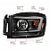 ANZO USA Headlight Assembly Rectangular Crystal Headlights With Turn Signal Set Of 2 - 111524