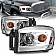 ANZO USA Headlight Assembly Rectangular Crystal Headlights With Turn Signal Set Of 2 - 111525