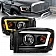 ANZO USA Headlight Assembly Rectangular Crystal Headlights With Turn Signal Set Of 2 - 111526