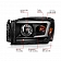 ANZO USA Headlight Assembly Rectangular Crystal Headlights With Turn Signal Set Of 2 - 111526