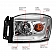 ANZO USA Headlight Assembly Rectangular Crystal Headlights With Turn Signal Set Of 2 - 111527