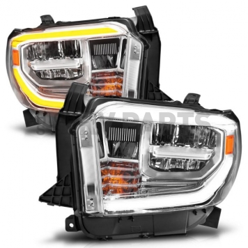 ANZO USA Headlight Assembly Rectangular Standard Beam Set Of 2 - 111534