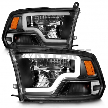 ANZO USA Headlight Assembly Rectangular Projector Beam Set Of 2 - 111539