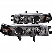 ANZO USA Headlight Assembly&nbsp;Rectangular&nbsp;Projector Beam&nbsp;Set Of 2 - 121048
