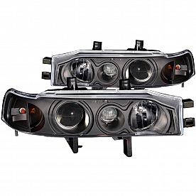 ANZO USA Headlight Assembly&nbsp;Rectangular&nbsp;Projector Beam&nbsp;Set Of 2 - 121048