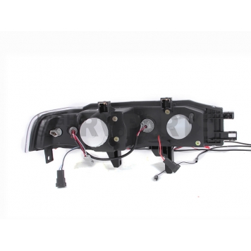 ANZO USA Headlight Assembly Rectangular Projector Beam Set Of 2 - 121048-2