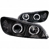 ANZO USA Headlight Assembly&nbsp;Trapezoid&nbsp;Projector Beam With Halo&nbsp;Set Of 2 - 121077