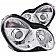 ANZO USA Headlight Assembly Oval Projector Beam Set Of 2 - 121080