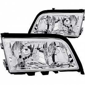 ANZO USA Headlight Assembly&nbsp;Trapezoid&nbsp;Standard Beam&nbsp;Set Of 2 - 121081
