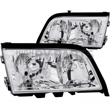 ANZO USA Headlight Assembly Trapezoid Standard Beam Set Of 2 - 121081-1