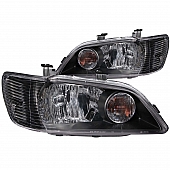 ANZO USA Headlight Assembly&nbsp;Trapezoid&nbsp;Standard Beam&nbsp;Set Of 2 - 121101