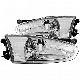 ANZO USA Headlight Assembly&nbsp;Trapezoid&nbsp;Standard Beam&nbsp;Set Of 2 - 121106