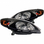 ANZO USA Headlight Assembly&nbsp;Trapezoid&nbsp;Standard Beam&nbsp;Set Of 2 - 121133