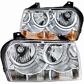 ANZO USA Headlight Assembly&nbsp;Rectangular&nbsp;Standard Beam&nbsp;Set Of 2 - 121137
