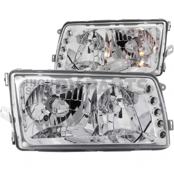 ANZO USA Headlight Assembly Rectangular Standard Beam Set Of 2 - 121157