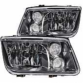 ANZO USA Headlight Assembly&nbsp;Trapezoid&nbsp;Standard Beam&nbsp;Set Of 2 - 121169