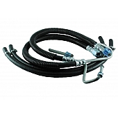 Borgeson Power Steering Hose Pressure And Return Rubber - 925117