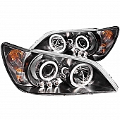 ANZO USA Headlight Assembly&nbsp;Trapezoid&nbsp;Projector Beam&nbsp;Set Of 2 - 121199