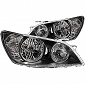 ANZO USA Headlight Assembly&nbsp;Trapezoid&nbsp;Projector Beam&nbsp;Set Of 2 - 121210