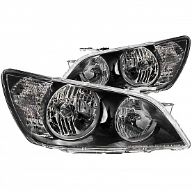 ANZO USA Headlight Assembly&nbsp;Trapezoid&nbsp;Projector Beam&nbsp;Set Of 2 - 121210