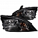 ANZO USA Headlight Assembly Trapezoid Standard Beam Set Of 2 - 121229