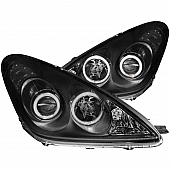 ANZO USA Headlight Assembly&nbsp;Triangle&nbsp;Projector Beam&nbsp;Set Of 2 - 121232