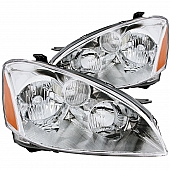 ANZO USA Headlight Assembly&nbsp;Trapezoid&nbsp;Standard Beam&nbsp;Set Of 2 - 121259