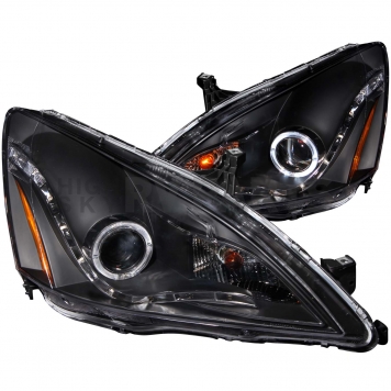 ANZO USA Headlight Assembly Triangle Projector Beam With Halo Set Of 2 - 121337