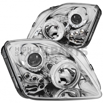 ANZO USA Headlight Assembly Trapezoid Projector Beam Set Of 2 - 121342