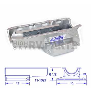 Canton Racing Wet Sump Oil Pan - 11-102T-5