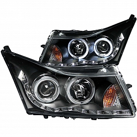 ANZO USA Headlight Assembly&nbsp;Trapezoidal&nbsp;OEM Projector Beam&nbsp;Set Of 2 - 121400