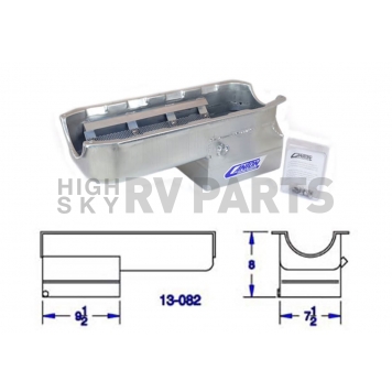 Canton Racing Drag Race Oil Pan - 13-082-5