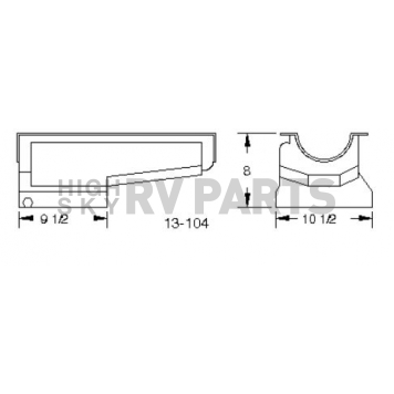 Canton Racing Drag Race Oil Pan - 13-104BLK-2