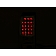ANZO USA Tail Light Assembly LED Rectangular Clear Set Of 2 - 311011
